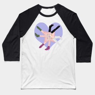 Eras Tour Glitter Boots heart lavender haze Baseball T-Shirt